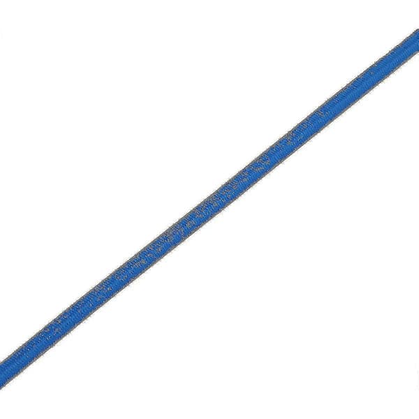 4 mm bred elastik, rund elastiksnor af høj kvalitet Blue 1m