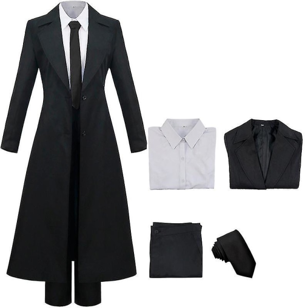 Chainsaw Man Cosplay Kostym Outfit Uniform color1 L