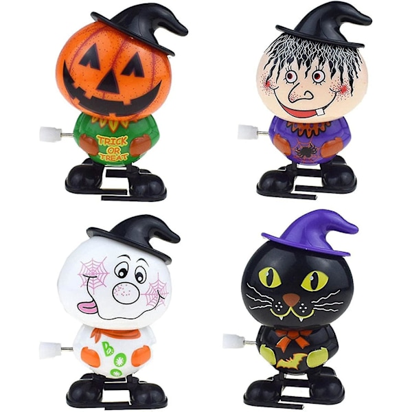 Halloween Urverk Leke - Små Halloween Leker, Halloween Leker Assortert Nyhet Opptrekk Leke Festgave til Barn