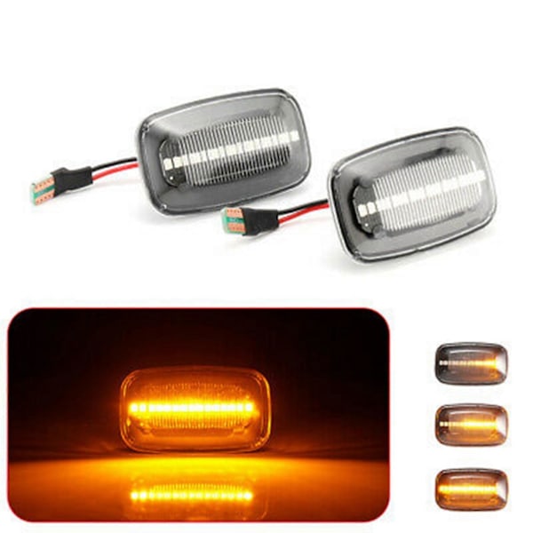 Dynamiske LED sideblinklys med flytende blinklys for Land Cruiser 70 80 100 SeriesP20211224866
