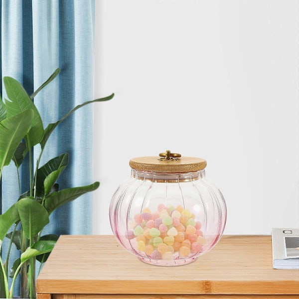 Glas Krukke Te Glas Beholder Lufttæt Te Opbevaringsbeholder med Låg Håndtag Glas Krukker