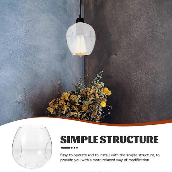 Glas Lampeskærm Udskiftning Lysekrone Lampeskærm Pendel Lampe Skærm Cover Forsyning