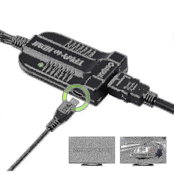 Komponentti HDMI-muunnin Tukee 1080p Uros Ypbpr HDMI-adapteriin R/l HDMI 5rca HDMI:iin P20211224628