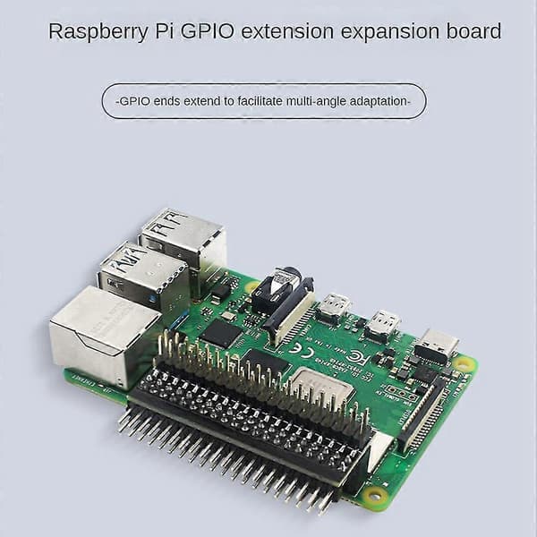 5 st Gpio Kantförlängning För 4b / 3b+ / 3b / Zero W / Zero Hane Header Dubbel Rad Rak Gpio Hea