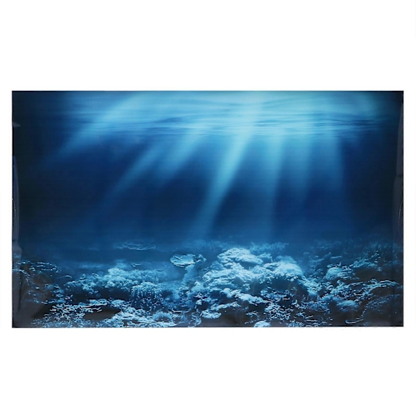 Akvarie Baggrunds Sticker Koralrev Fisketank Tapet Akvarie Plakat