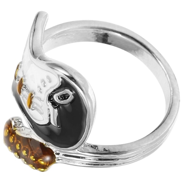Gitarrring Öppen Ring Justerbar Ring Punk Fingerband Mode Fingersmycken