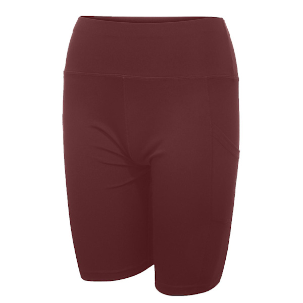 Tflycq Treningsleggings for kvinner Fitness Sport Løpebukser med lommer Yogabukser Red M