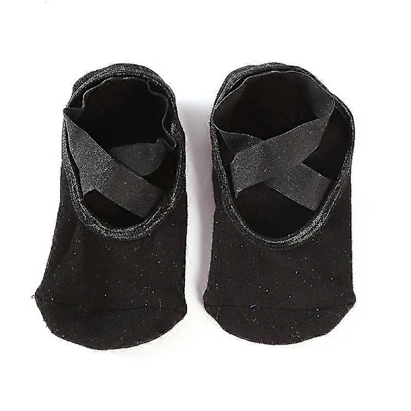 Naisten sukat, liukueste, baletti, liikunta, fitness, tanssi, voimistelu Black 3Pair