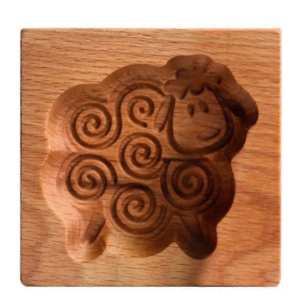 Kakform Kortbrödform Träkakuttagare Kakform Uttagare Pepparkaksform Kortbröd