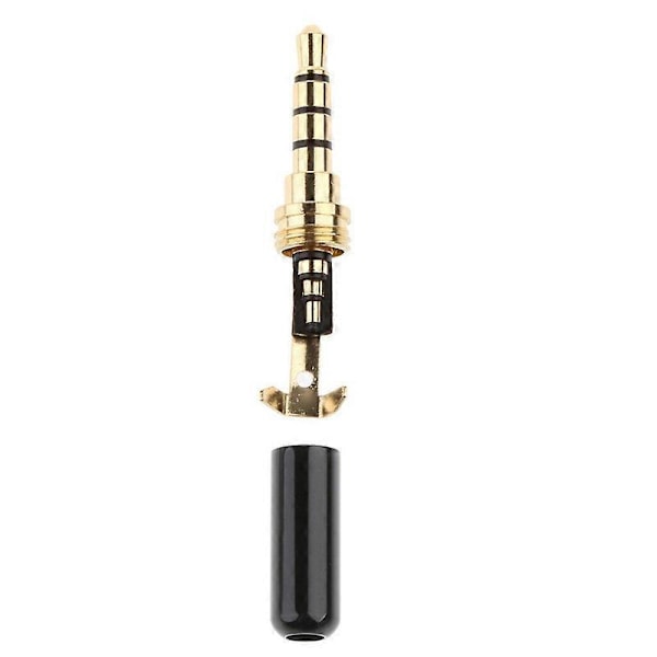 4 stk DIY 3,5 mm Jack Mann Hodetelefonplugg Konverter Adapter Reservedeler