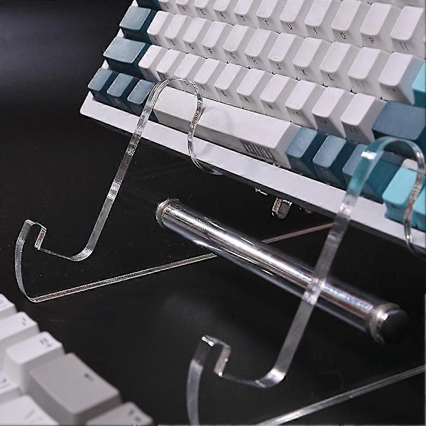 Akryl Tastaturstativ Mekanisk Tastatur Displaystativ Mekanisk Tastatur Oppbevaringsstativ Enkel Montering