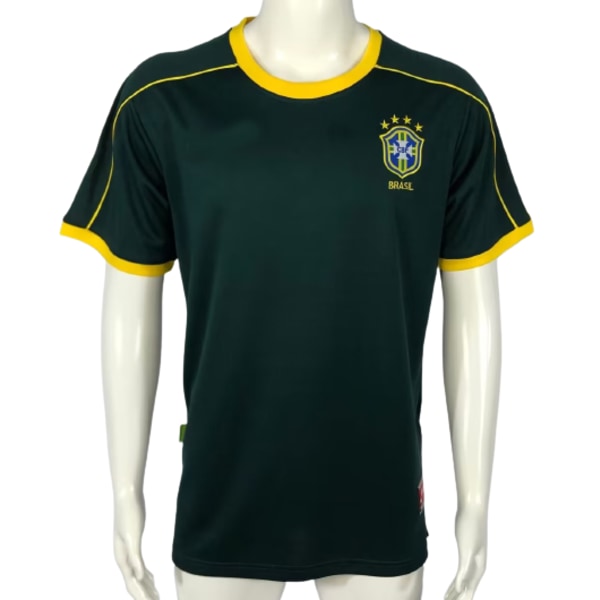 1998 Brasiliansk målvaktströja träningsuniform kortärmad tröja EvraNO.3 XL