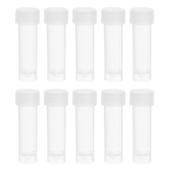 10 st Transparent Förseglad Tub Symaskinsnålsförvaring Organizer Plastförvaringsflaska (56#)
