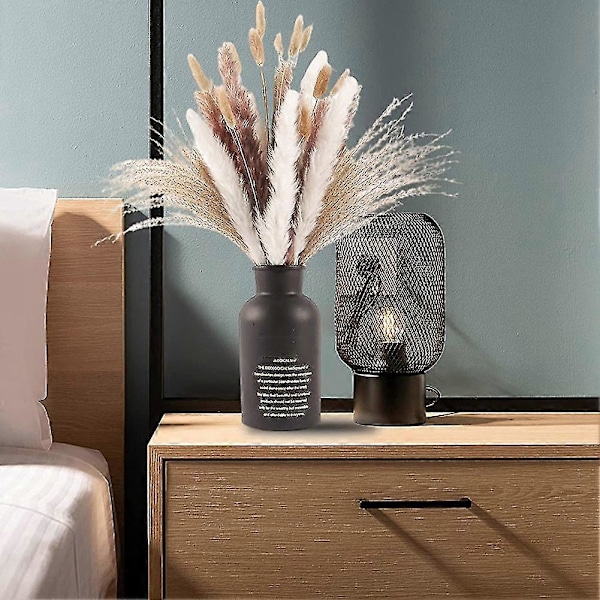90 kpl 43 cm Luonnollinen Kuivattu Pampasheinä Sisustus, valkoinen & ruskea Pampas, kukka-asetelmiin Boho Häät