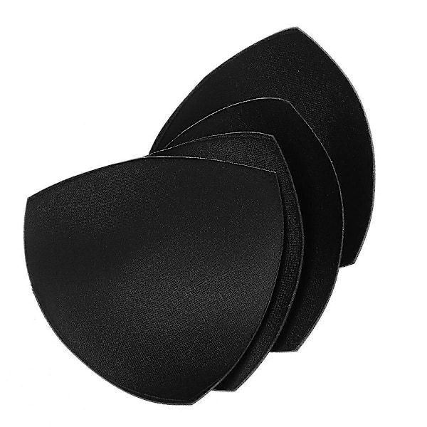 3 Par Dam Removable Smart Cups BH-inlägg För Baddräkter Sport (Svart)