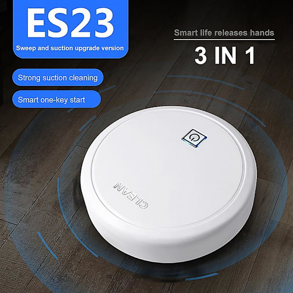Es23 Fejerobot Simpelt Design Genopladelig Abs Smart Rengøringsmaskine Støvsuger Til Hjemmet