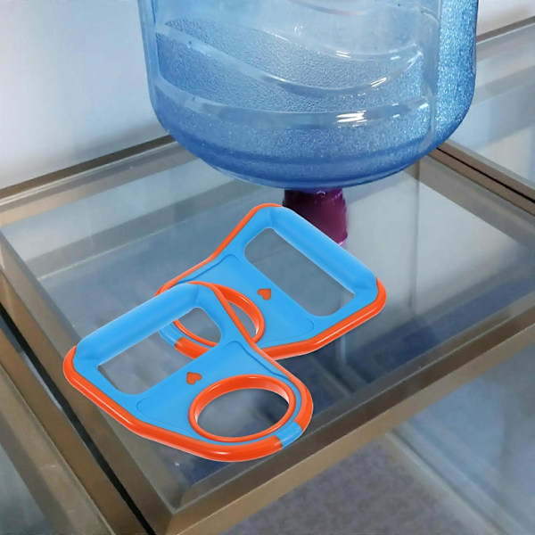 2 st Vattenflaskbärare Lyftare Ergonomiskt Dricksvattenflaskhandtag Halkfritt Lätt att Bära Lyftare