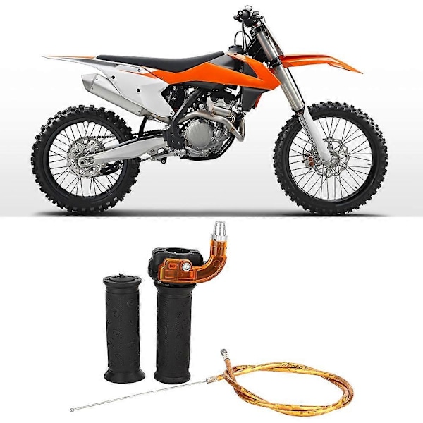 0,9 tuuman rajoitettava kierrekahva, 3-vaiheinen kahvasarja, sopii 47cc 49cc Mini Moto -pyörään, Dirt-pyörään