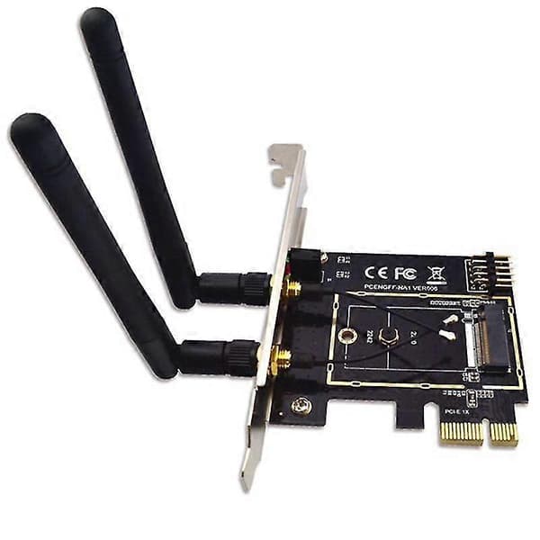 M.2 Wifi Adapter M2 Ngff Key A-e Til Mini Pci Wifi Raiser Pci-e 1x Ngff Trådløs Understøttelse Mini Pcie N