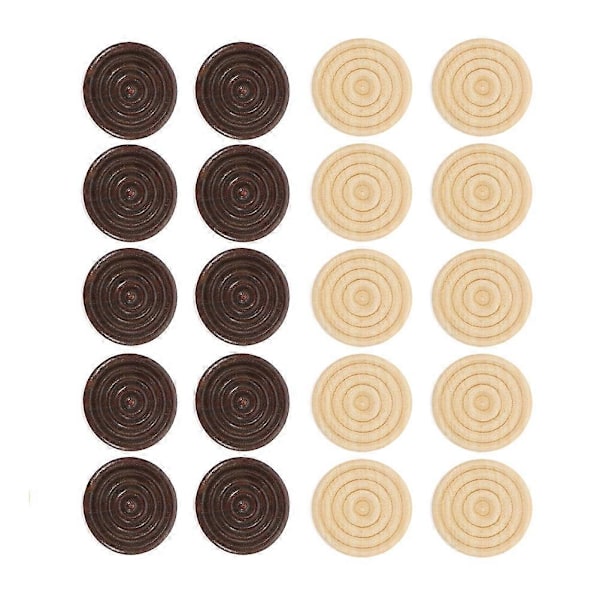 96 st Universal Runda Backgammon Schack Schackpjäser Trä Backgammon Schackpjäser