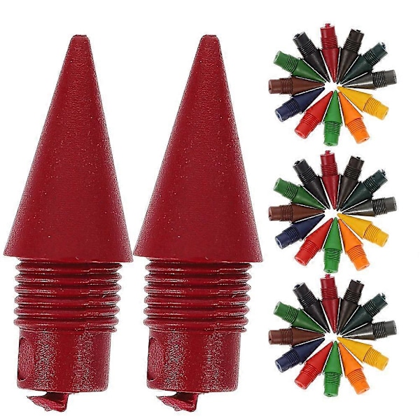 48 stk. Evigvarende Blyant Utskiftbar Refill Grafittblyant Utskiftbare Hoder Blyanthoder