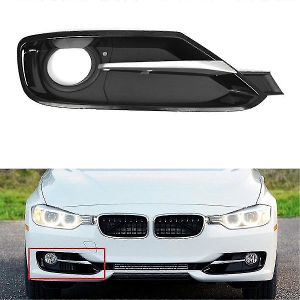 Bil Främre Höger Sida Stötfångare Dimljus Grill Trimskydd För 3-serie F30 F31 2012-2015 51117293106 Wigslar