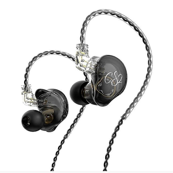 Cs2 Hi-Fi Kablede Hodetelefoner In-ear 1dd Dynamisk Hifi Subwoofer Ørepropper Løping Støyreduksjon