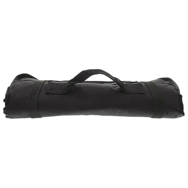 Tykt Tote Oxford Etui 22 Rum Kokketaske Køkken Bærbare Knive Opbevaringstaske Bestikholder Organizer (Sort)
