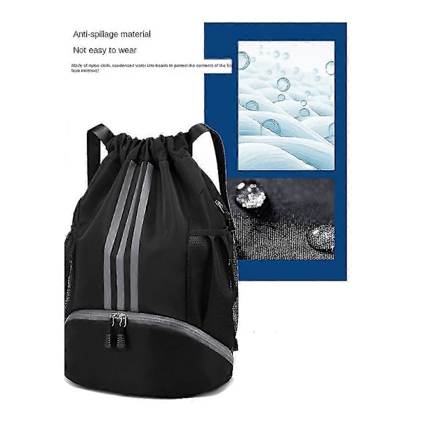 Gym Sport Bag Dame Snøreveske For Sko Herre Sykling Basketball Bagasje Reise Yoga Ryggsekk