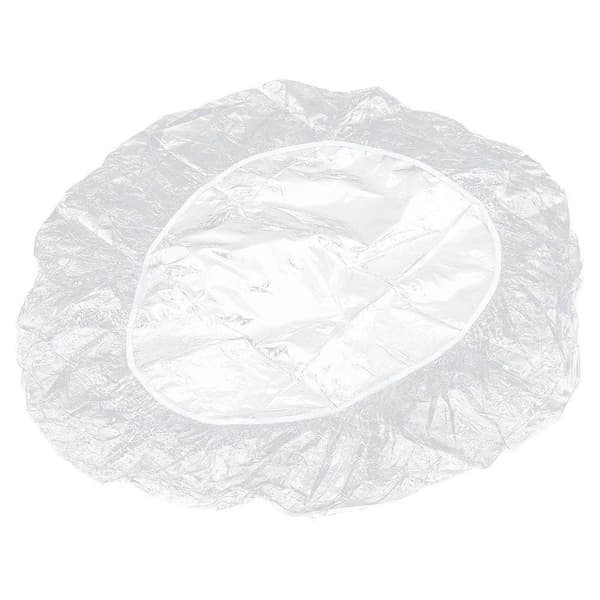 Elastiskt Bordsduk Transparent Bordsduk Rund Åtsittande Bordsduk med Flanellbaksida