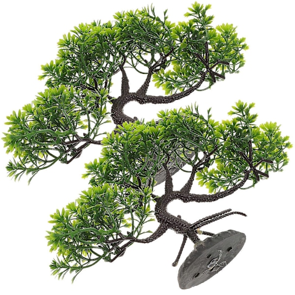 2 stk. Akvarie Bonsai Fisketank Kunstig Fyrretræ Plante Akvarie Dekoration Fisketank Plante