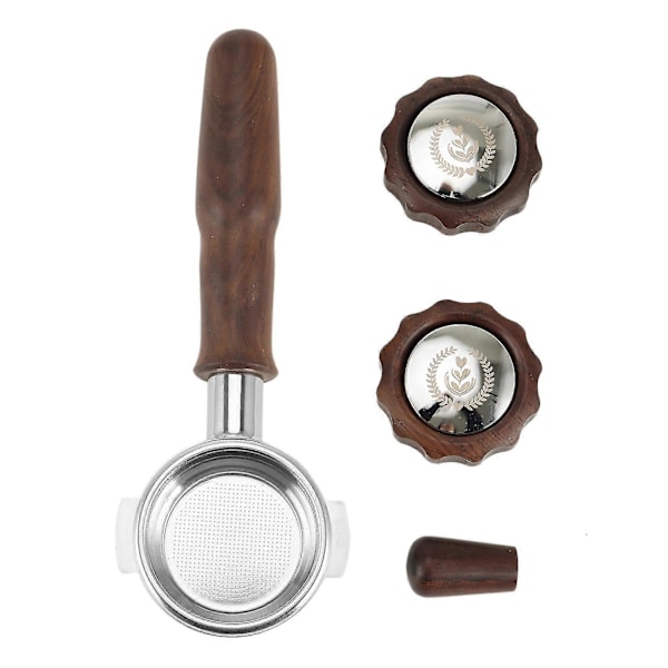 Kaffemaskinstillbehör 58mm Bottenlöst Portafilter Filterhållare Korg För Expobar E61 Ecm