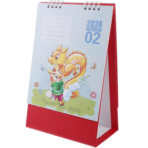 Bordkalender 2024 Bordkalender Månedskalender Lille Bordkalender Enkel Stil Kalender