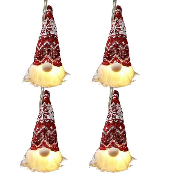 Lysande jul-tomte barnleksaker för jul flickor tillbehör rolig present D