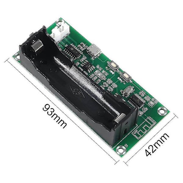 2kpl Xh-a153 Bluetooth-vahvistinkortti 5w+5w Kaksikanavainen digitaalinen subwoofer-moduuli DIY Sp:hen