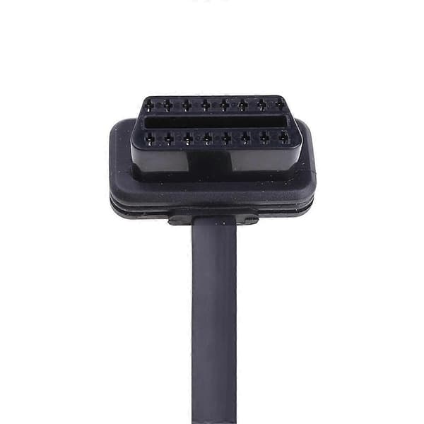 OBD-II Forlængerkabel med Switch-stik Lavprofil Han til Hun 16-ben