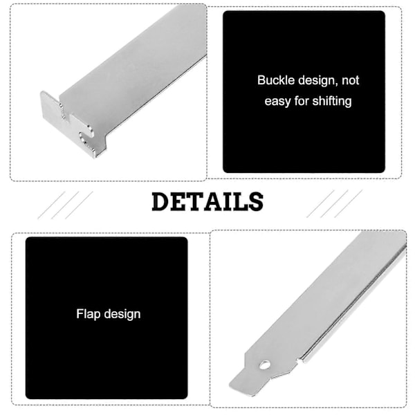 12 st PCI Slottskydd PCI L Blankt Fäste PCI Expansions Blank Plåt Tillbehör