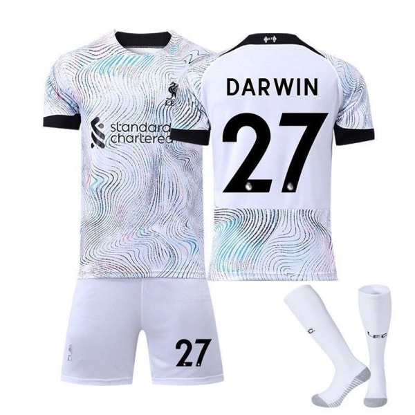 22-23 Liverpool Away Kit för vuxna och barn NO.27 DARWIN 24