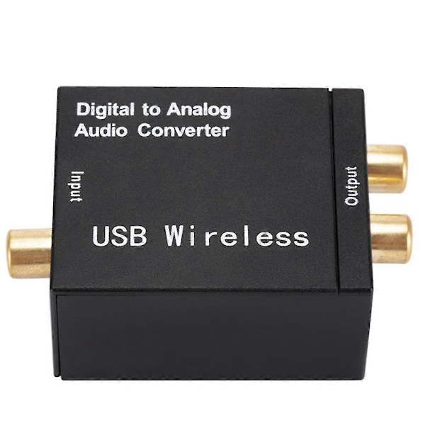 Digital til analog lydkonverter understøtter Bluetooth optisk fiber koaksial til RCA R/L lydafkoder