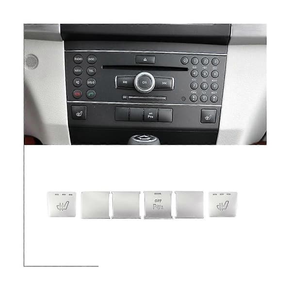Auton konsolin CD-paneelin ilmastointipainikkeen tarra X204-lisävarusteille (d)