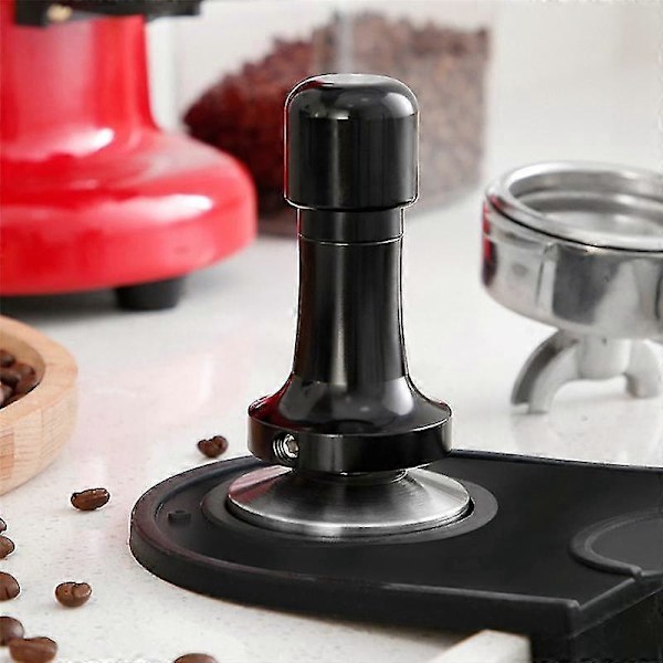 Espresso Tamper 58mm, Kaffe Tamper Kalibrert Espresso Tamper Med Fjærbelastning, Rustfritt Stål C