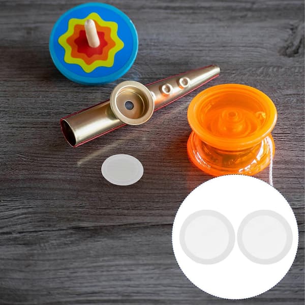 50 st Universal Kazoo Flöjtmembran Gitarrkompanjon Kazoo Specialflöjtsfilmer