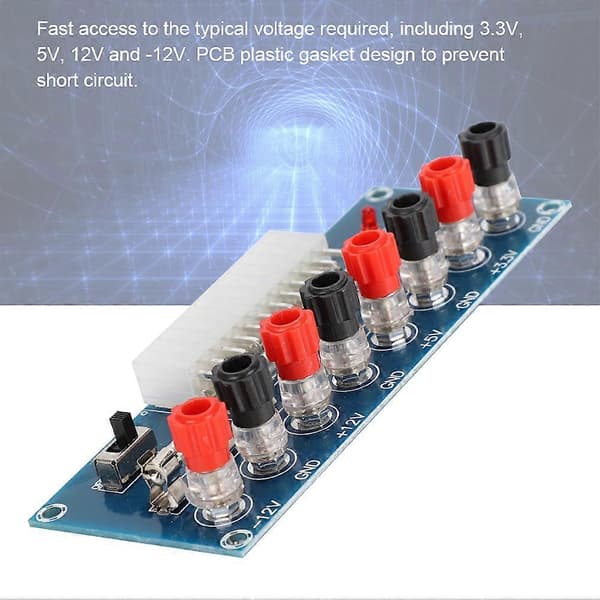 XH-M229 24 Pin ATX Port Strømindikator Strømafbryder til Computerprojekter Indlejrede Systemer