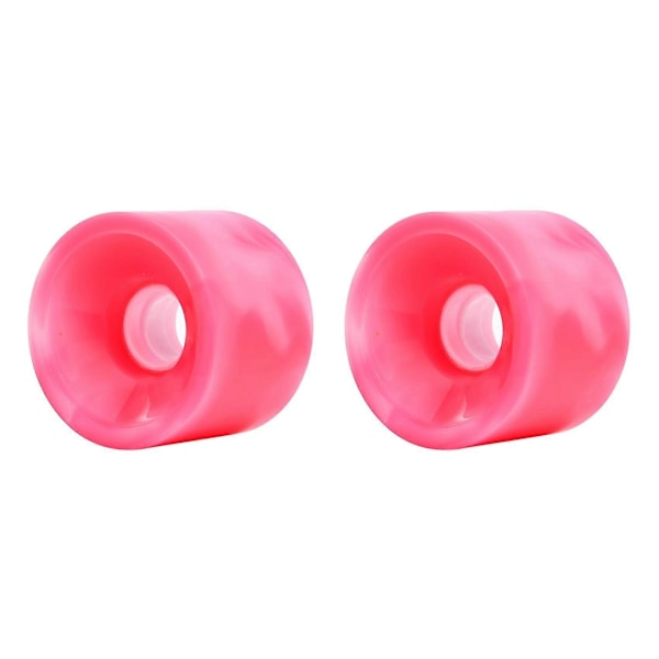 2 kpl 70x51mm Surf-skeittilaudan pyörät ulkokäyttöön, 84a kovuus, ei laakereita, liukuva pehmeä skeittilauta, 2 pyörää