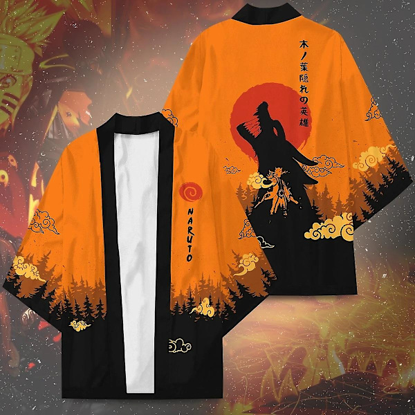 Anime Konoha Hokage Kurama Uchiha Sharingan Sym Bok style1 M