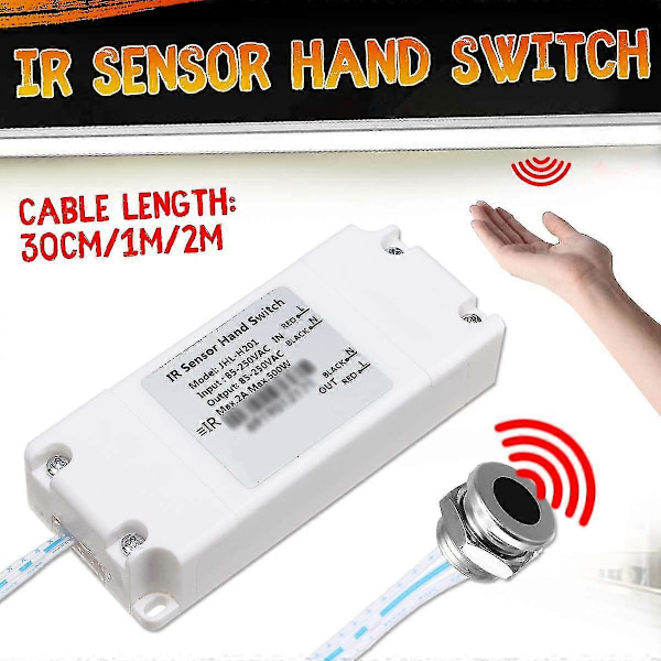 Ac85-250v IR Sensor Bryter Infrarød Lysbryter For LED Lamper LED Striper Bevegelsessensor Håndvifte
