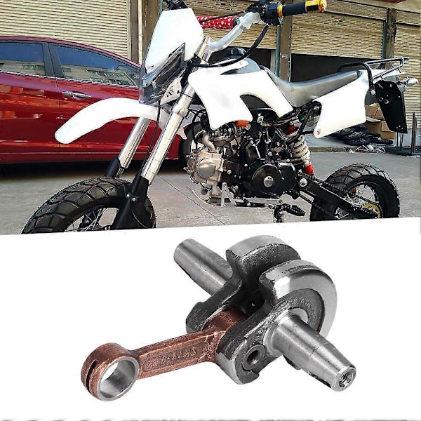 44mm / 1,7in Halvcirkel Vevaxel Ersättningsdel Passar Mini Pocket Bike 47cc 49cc