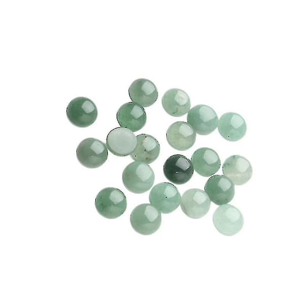20 stk. glasscabochons for smykkelaging