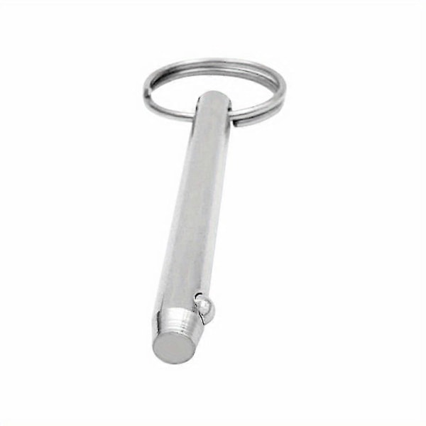 4 stk., 316 Rustfrit Stål Quick Release Pin, Diameter 5/16\"(8mm), Total Længde 3\"(76mm), Effektiv Længde 2.2\"(57mm), Bimini Top Pin, Marine Hardware