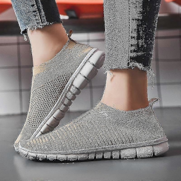 Letvægts Åndbare Sneakers Beige 36